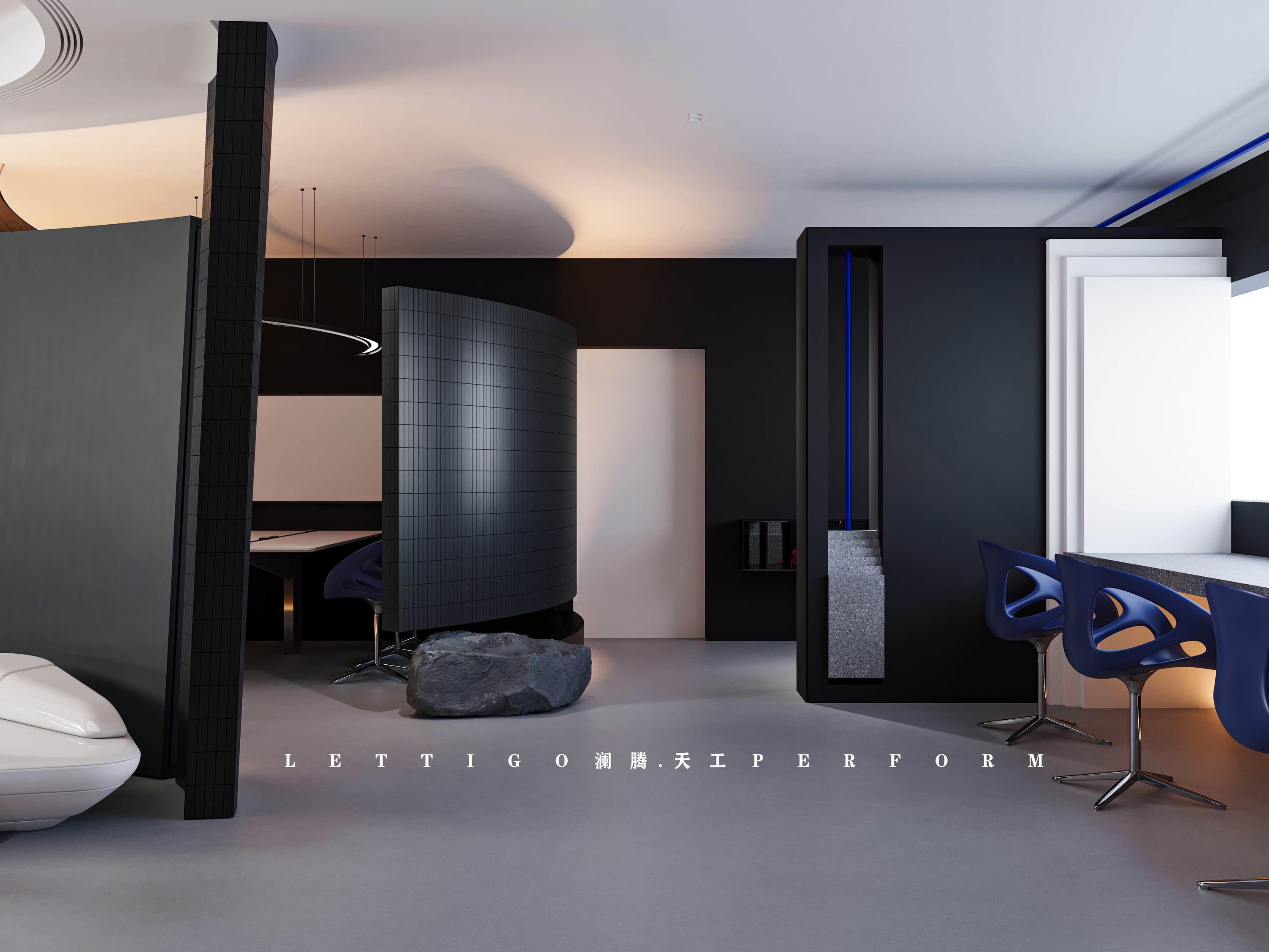 简约大气高级感软装馆展厅-1