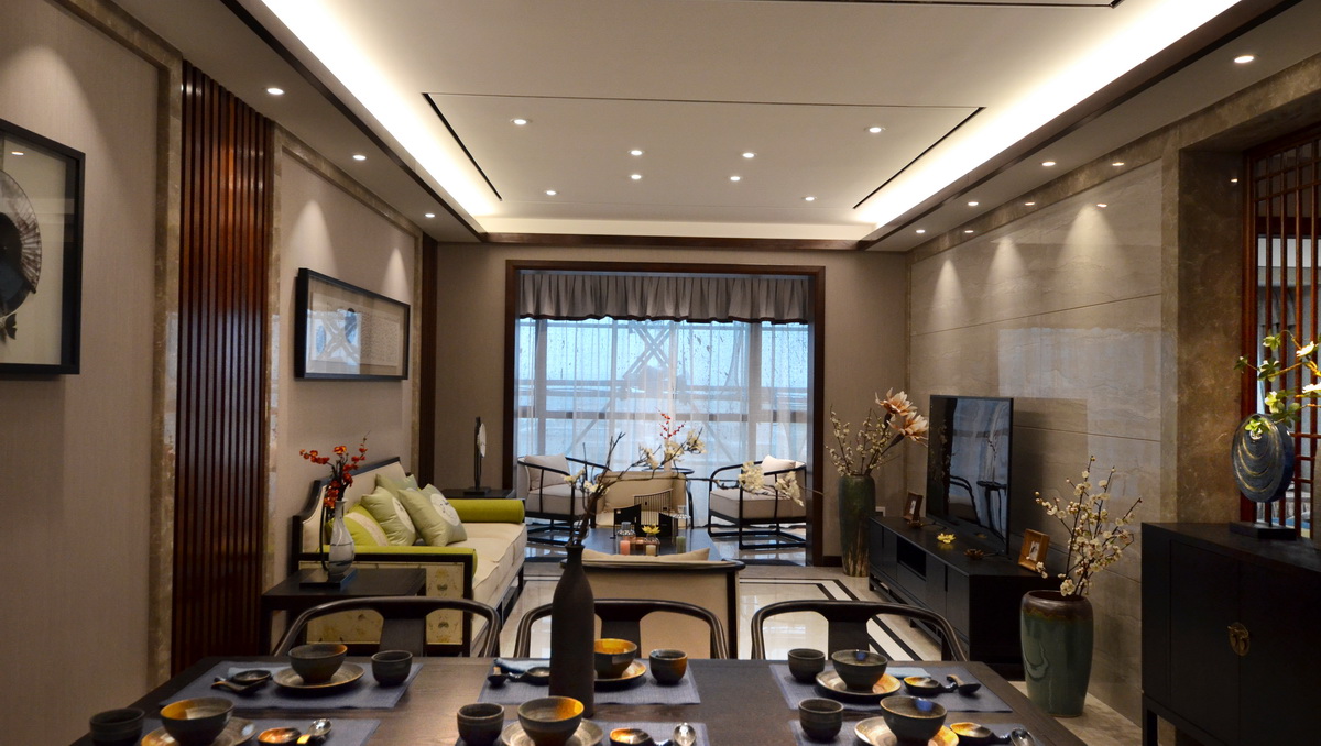 汇龙湾 4#中式复式样板房-12