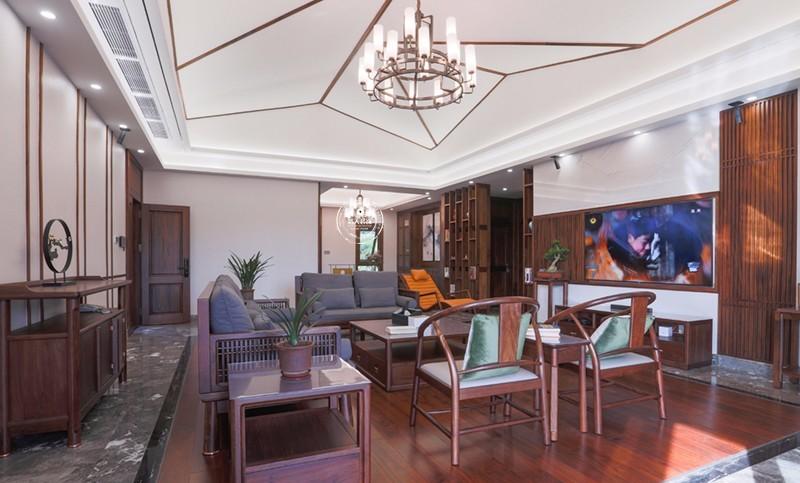 浩天_小萌牛 180 平中式居所 | 古韵简约,生活情趣满溢-5