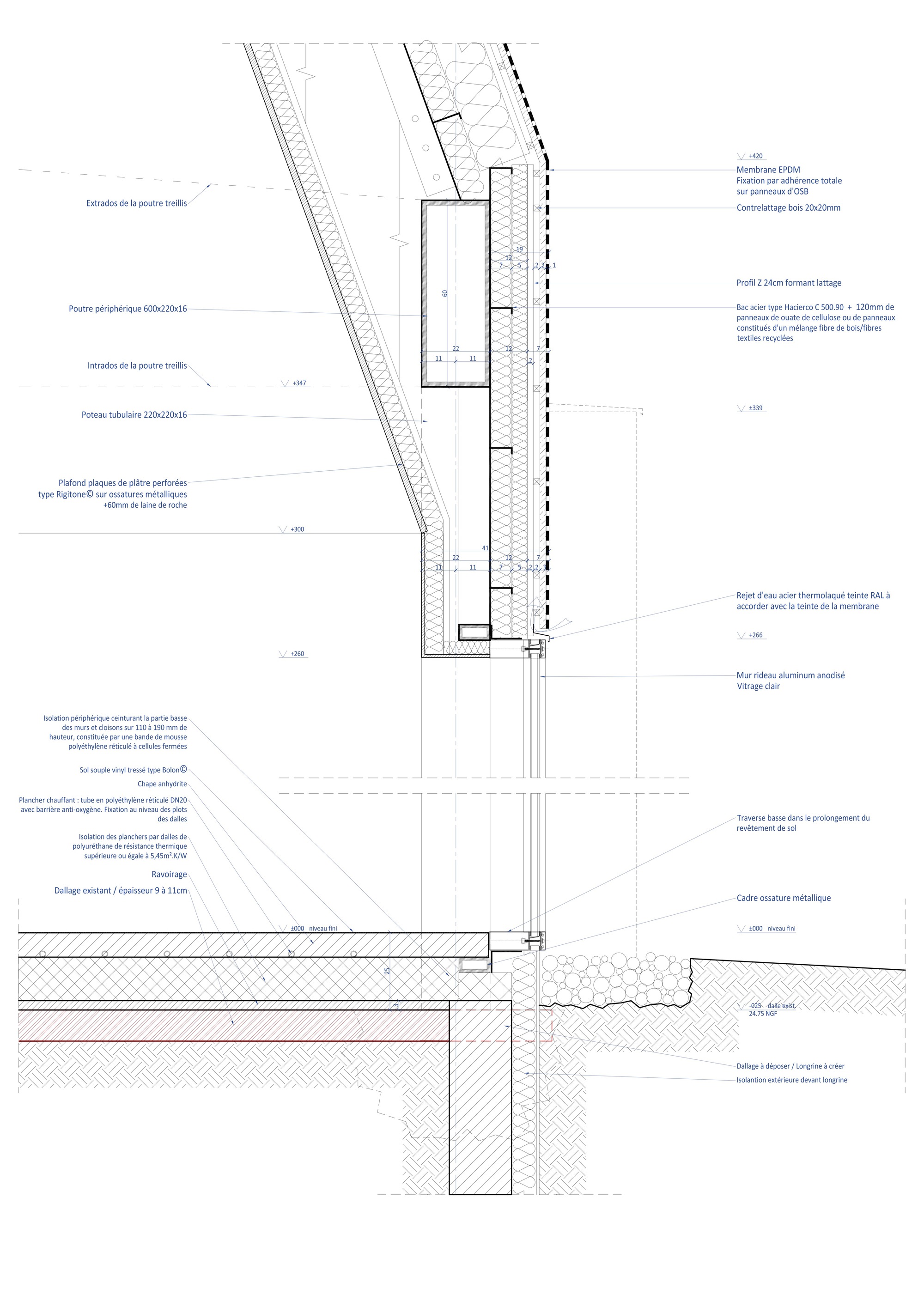 Les Halles Building 媒体图书馆和多功能空间丨法国-43