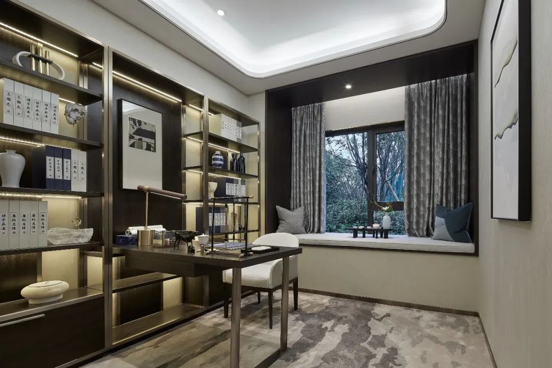 《大山水》寄情都市,董蕾打造浩创梧桐溪水湾营销中心-52