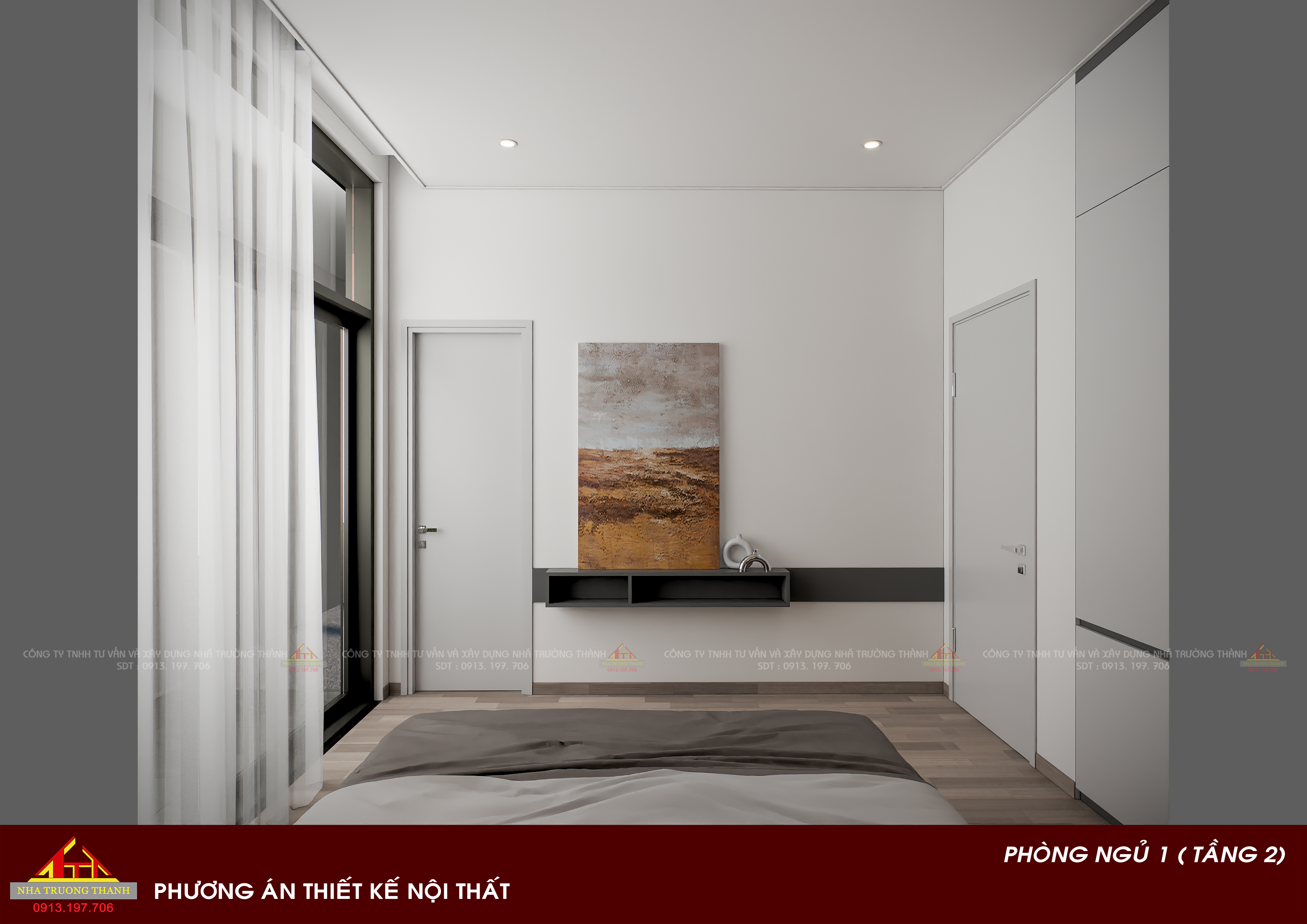 Thiết kế kiến trúc, nội thất nhà phố 2 mặt tiền-13