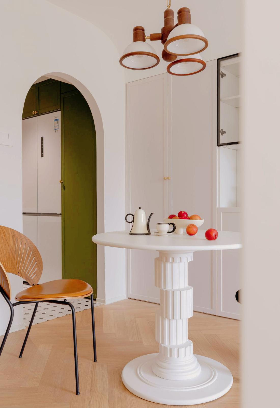 老房逆袭轻法式浪漫绿色空间-27