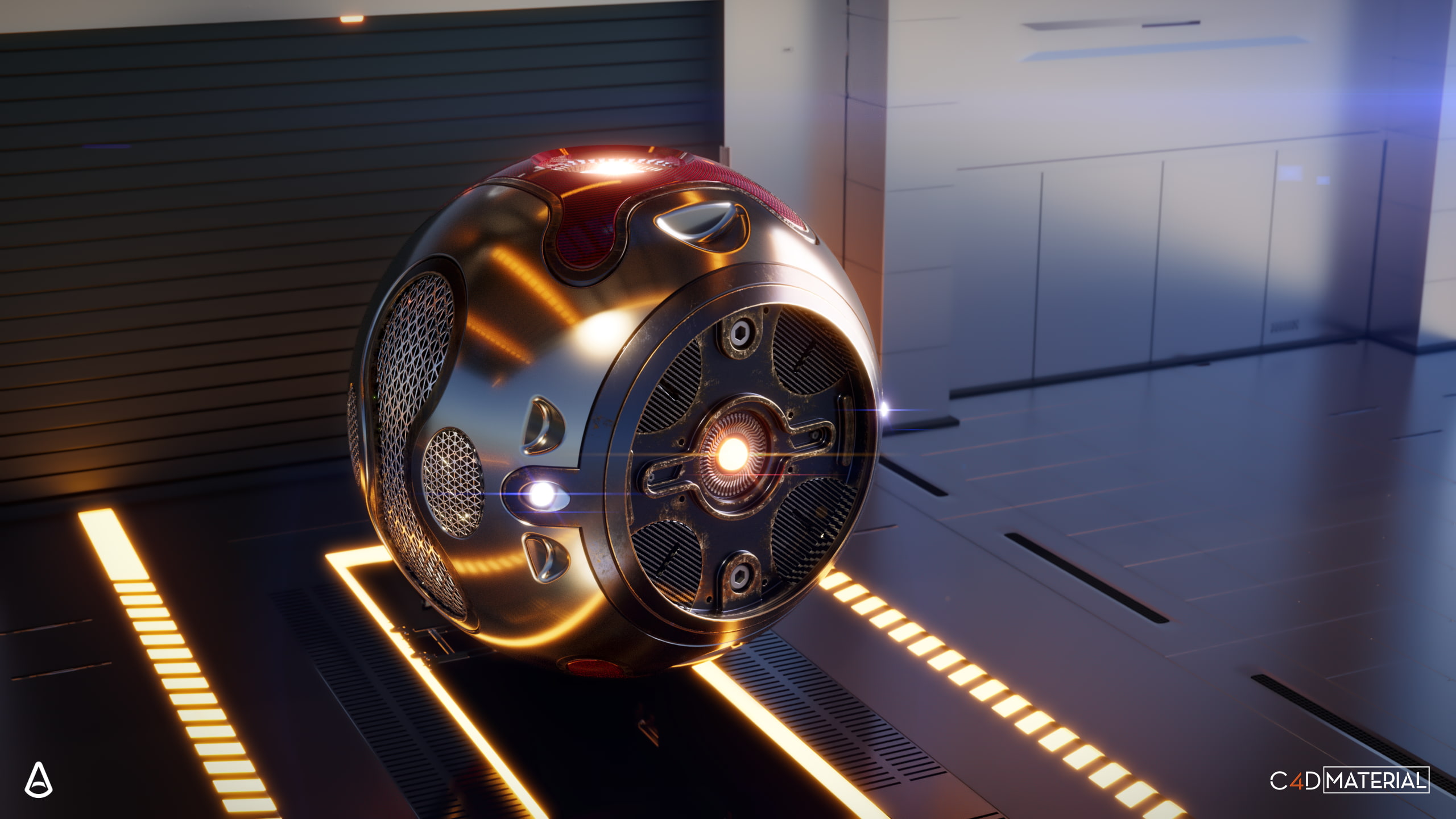 阿诺德汽车 C4D 材质包-28