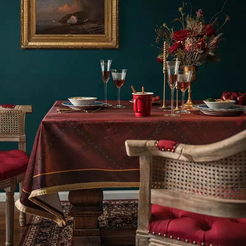 餐桌布艺搭配的艺术与技巧-35