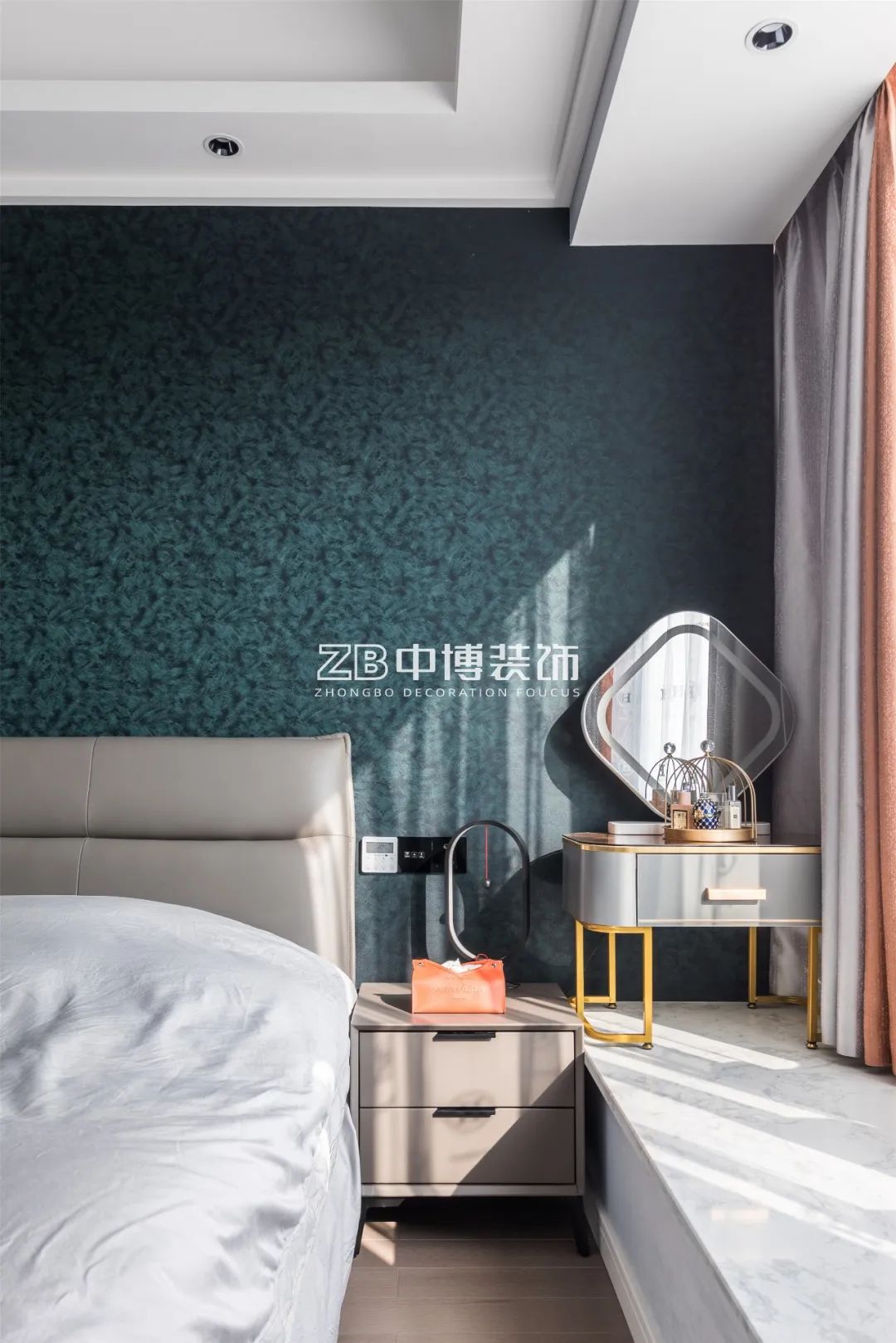 【中博案例】128方现代轻奢，三口之家的小确幸，温馨雅致！-34