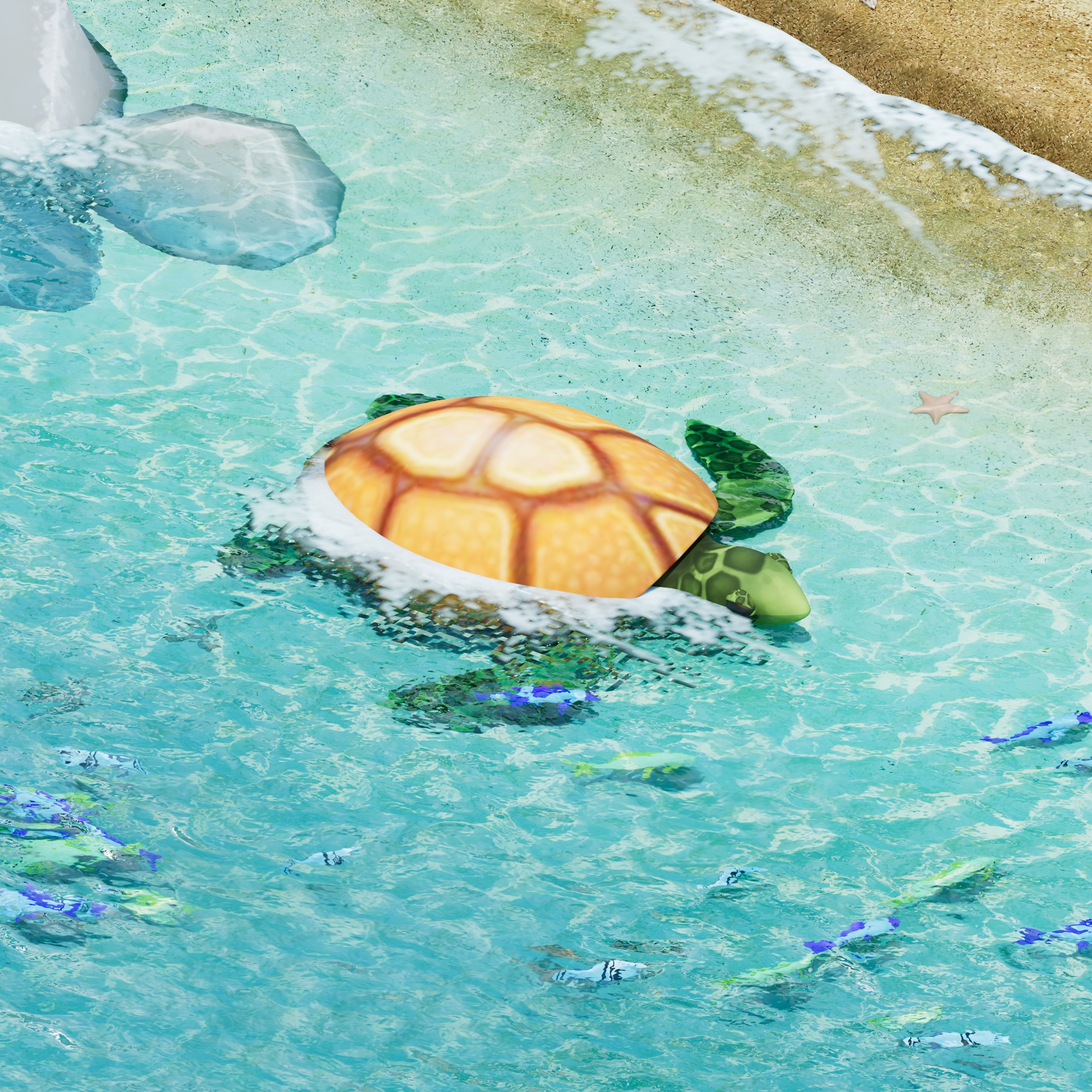 Stylized Desert Island-4