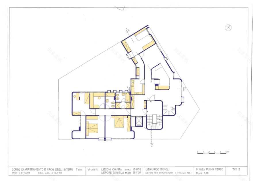 维亚皮阿金蒂纳大楼丨意大利佛罗伦萨丨Leonardo Savioli-22