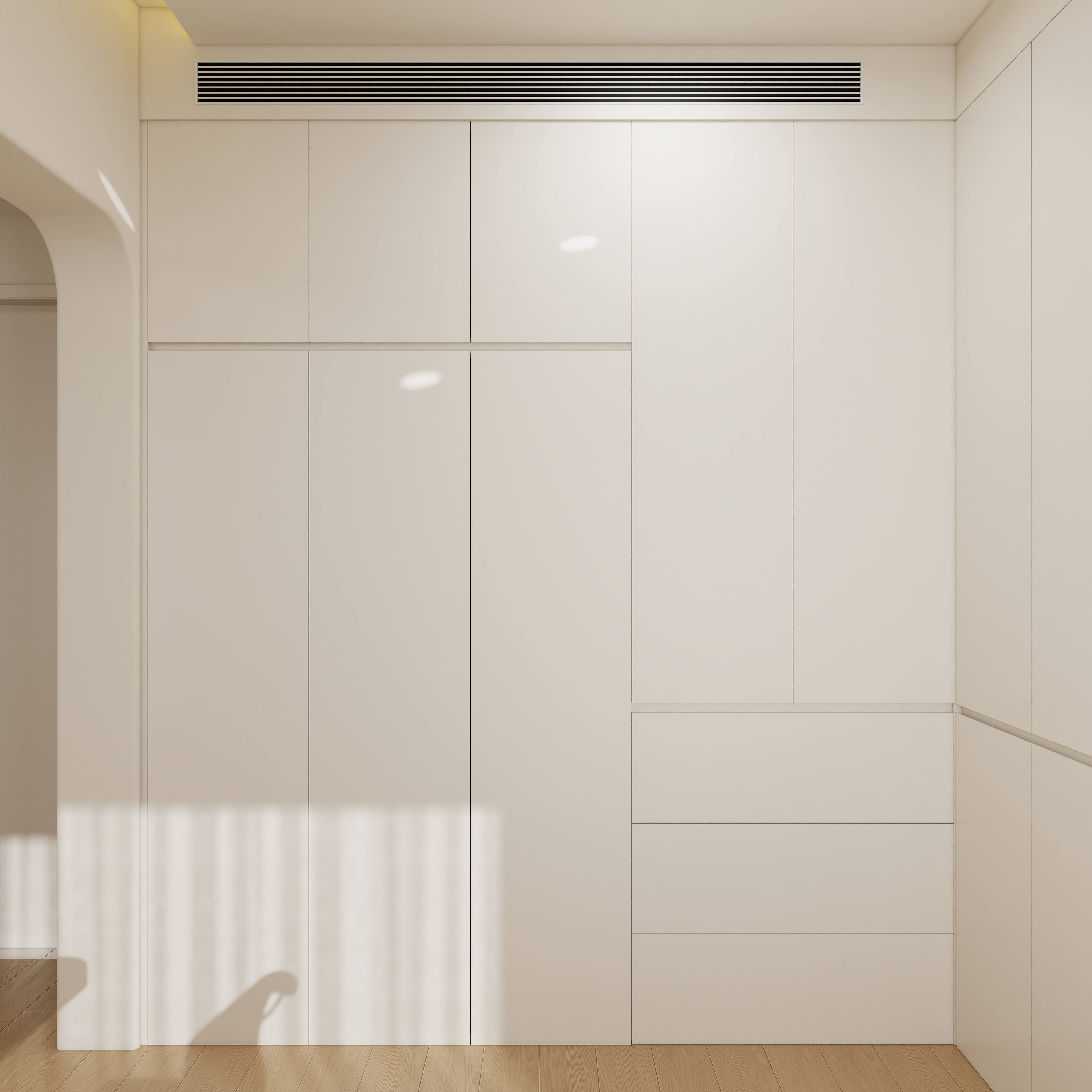 《天河·奶油絮语》治愈系家居全案设计丨中国广州丨广州市至雅设计装饰工程有限公司-65