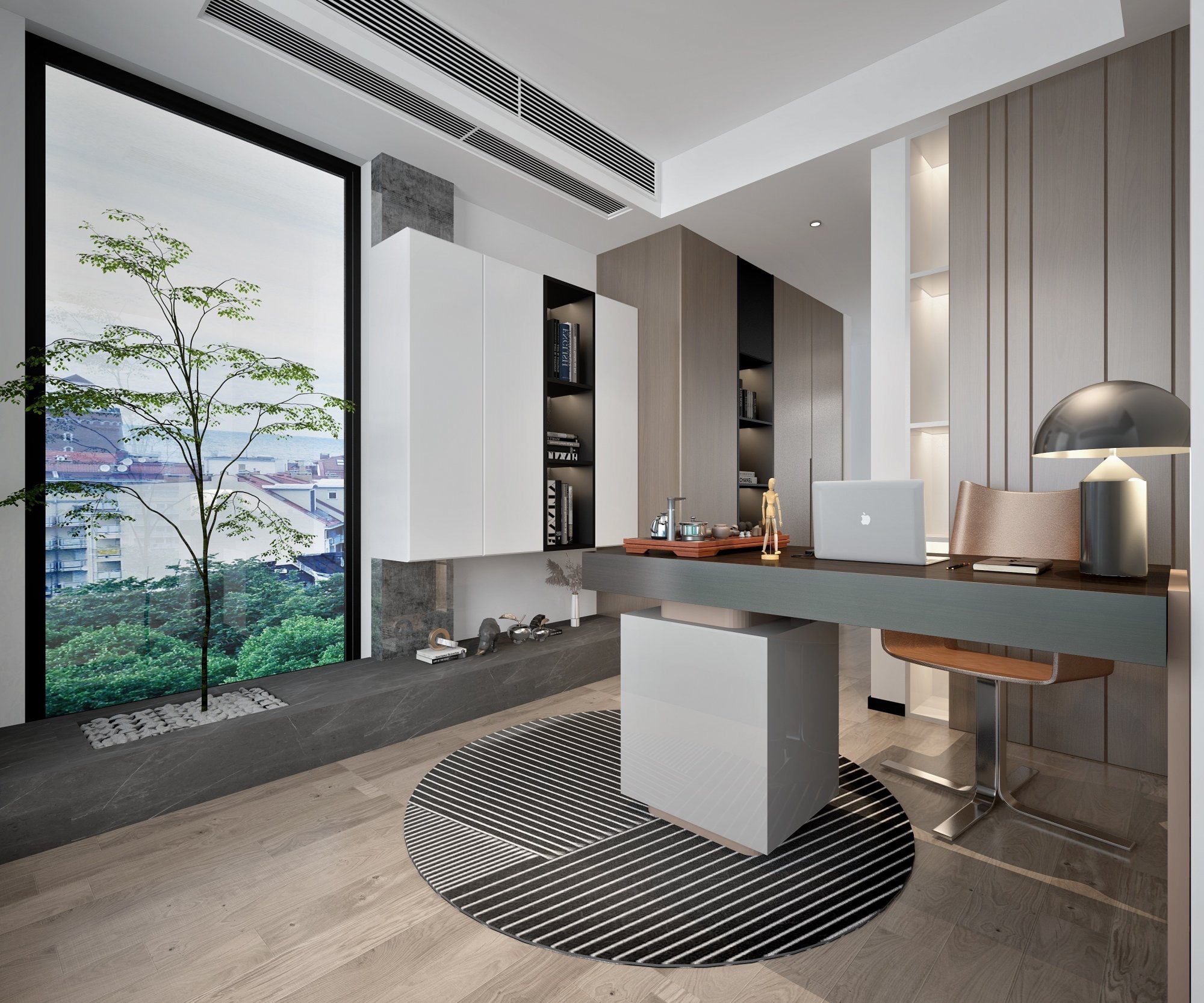 扬州雅居乐兰亭公馆 140㎡平层住宅设计-16