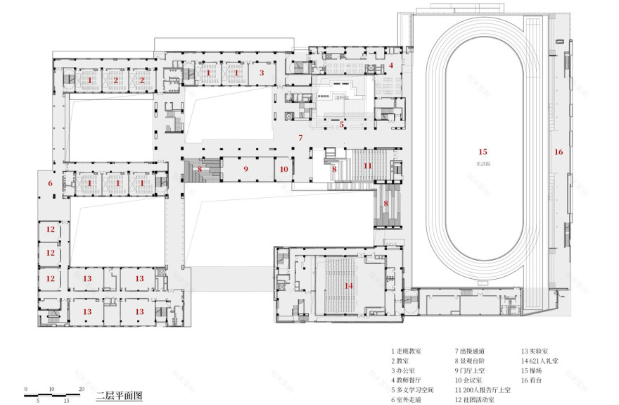上海徐汇区华之门地块规划中学新建工程丨中国上海丨同济大学建筑设计研究院(集团)有限公司·原作设计工作室-96