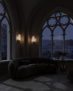 浪漫主题客房一晚