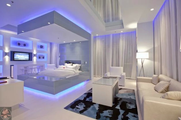 美国拉斯维加斯的Hard Rock酒店主题套房-1