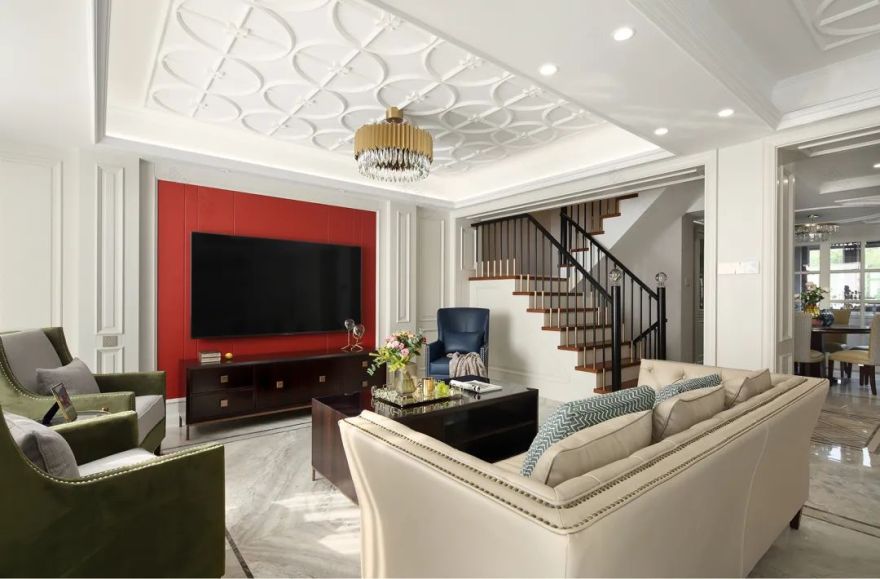 蒋晨曦 | 优雅美式轻奢艺术居所-2