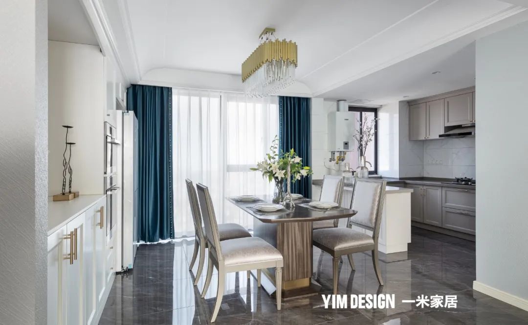 湖景轻奢美式宅丨一米家居,有料美学-19