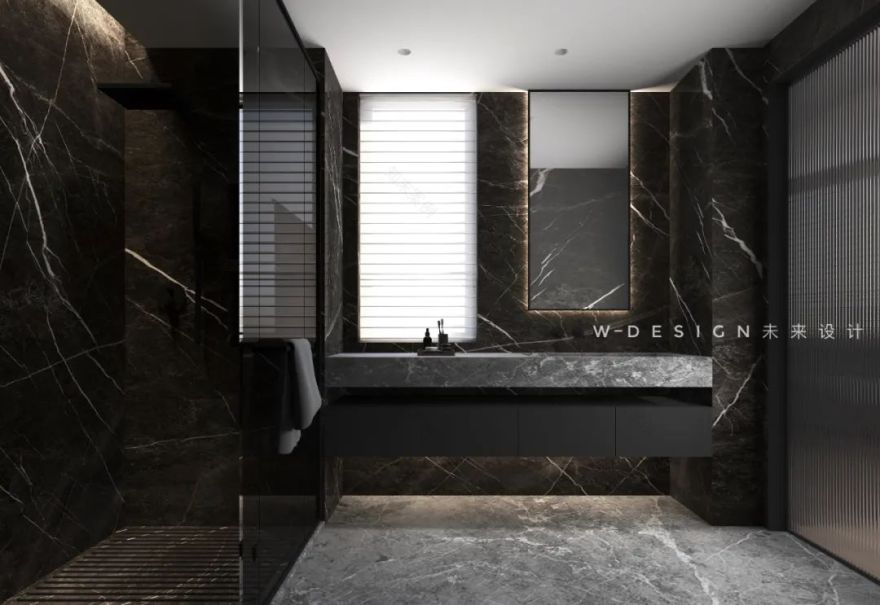 龙岩未来设计 | 现代高级黑灰家居空间-41
