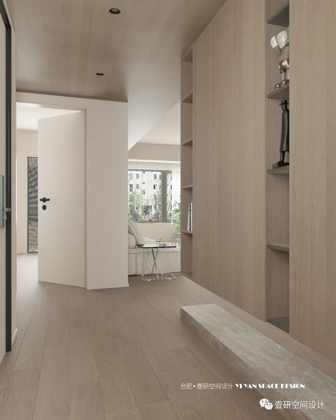 合肥中海世家 140m²原木系奶系空间设计丨中国合肥丨壹研设计-18