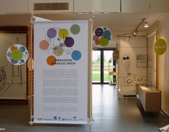 A4 Designers设计的展会布置装置丨法国第戎-12