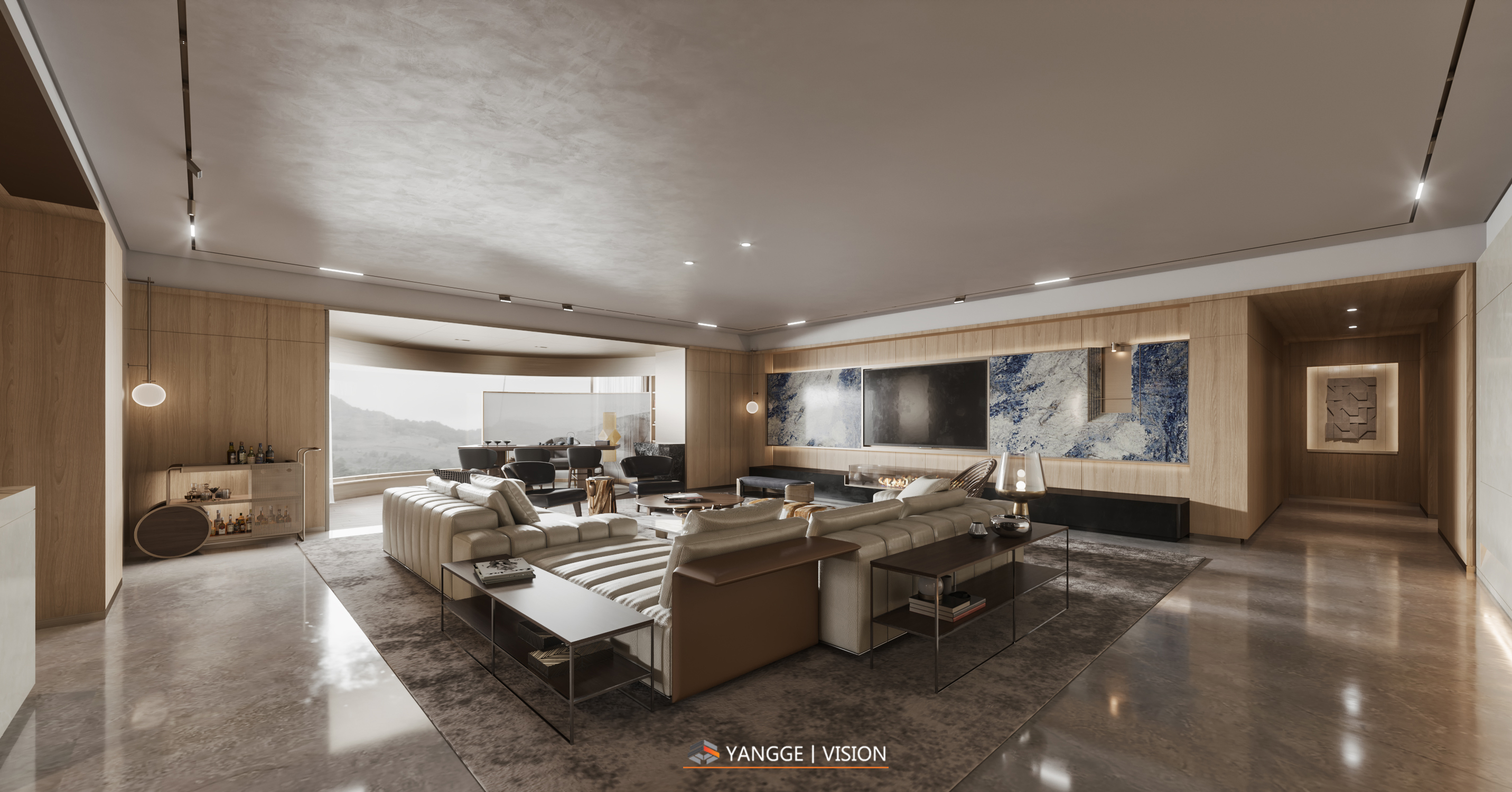 大平层空间设计典范 | PSCC 的两个方案-3