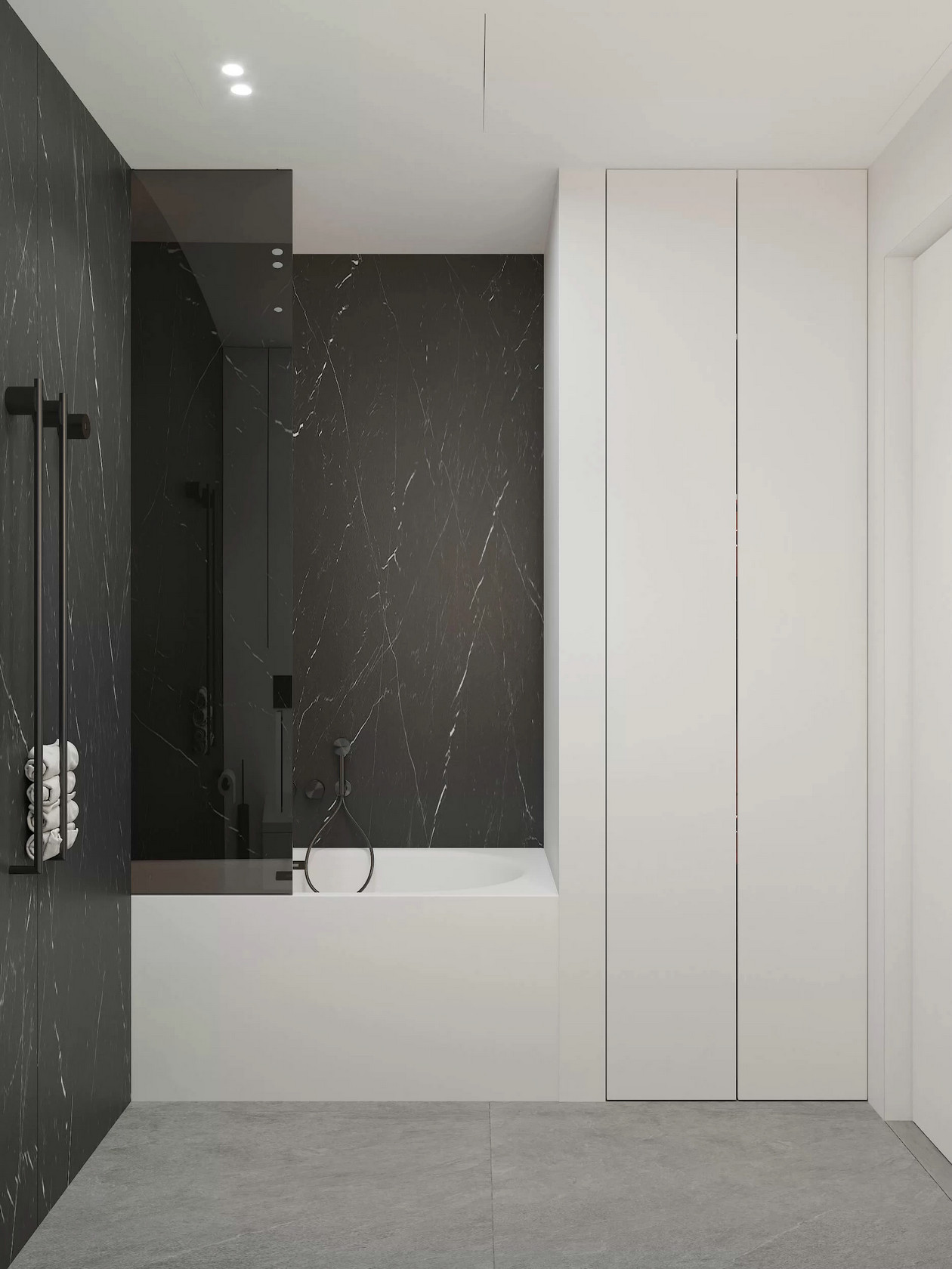 灰色系小空间公寓设计-19