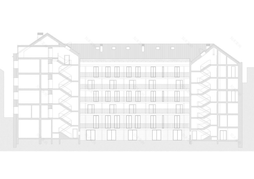 里斯本 Intendente 57 住宅楼丨葡萄牙里斯本丨Ana Costa,arquitectura e design Ida-22