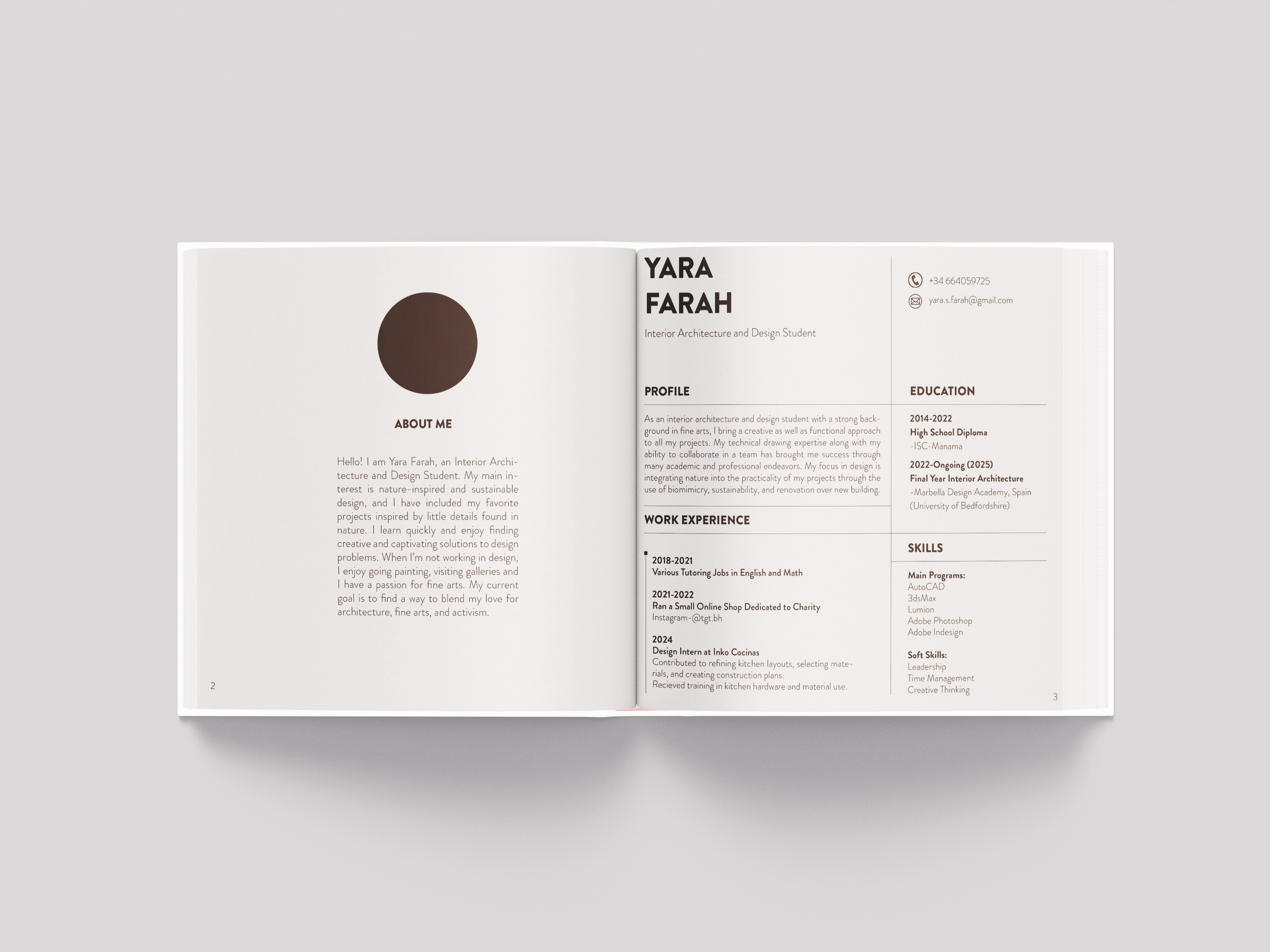 Interior Architecture Portfolio 2022-2024-1