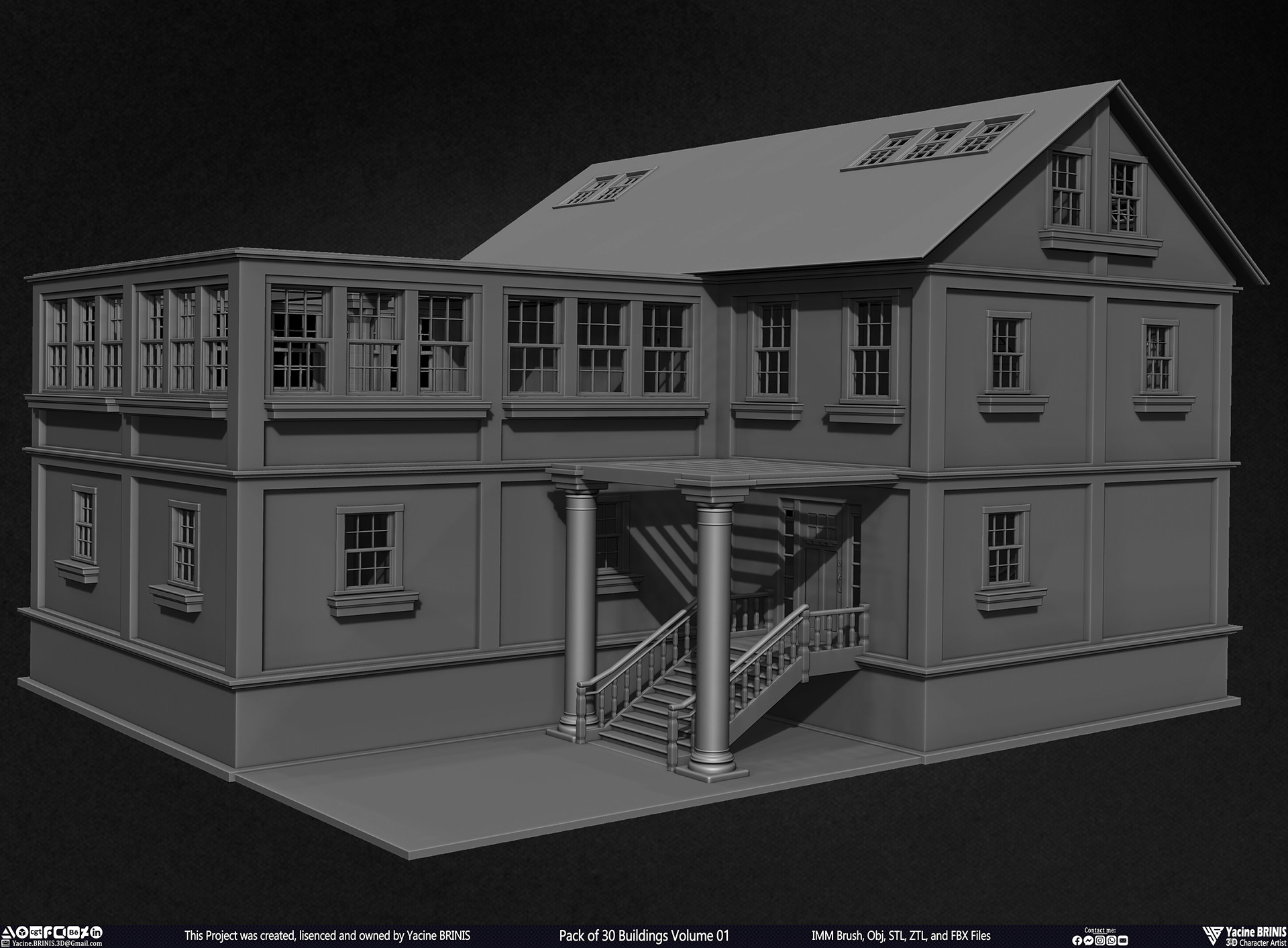 30 座建筑模型包丨Yacine BRINIS-46