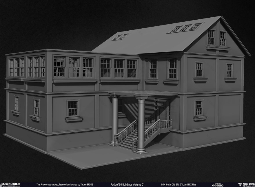 30 座建筑模型包丨Yacine BRINIS-46