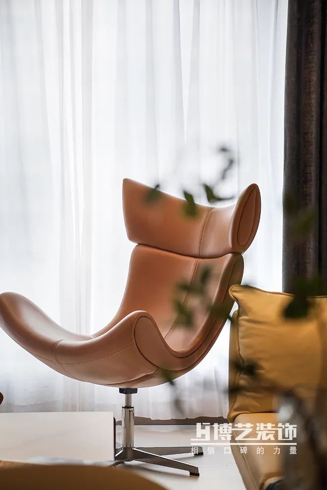 奶油色家居,温馨宁静的现代简约设计丨博艺装饰-22