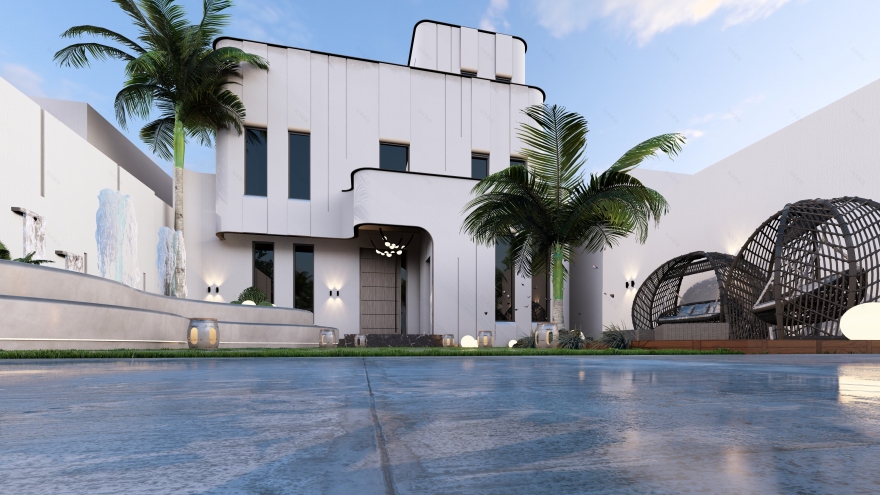 科威特现代别墅-15