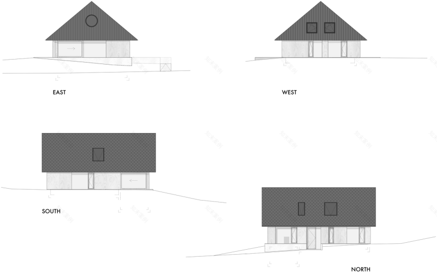 奥地利山墙屋 | 木、混凝土与玻璃的宁静和谐空间-57