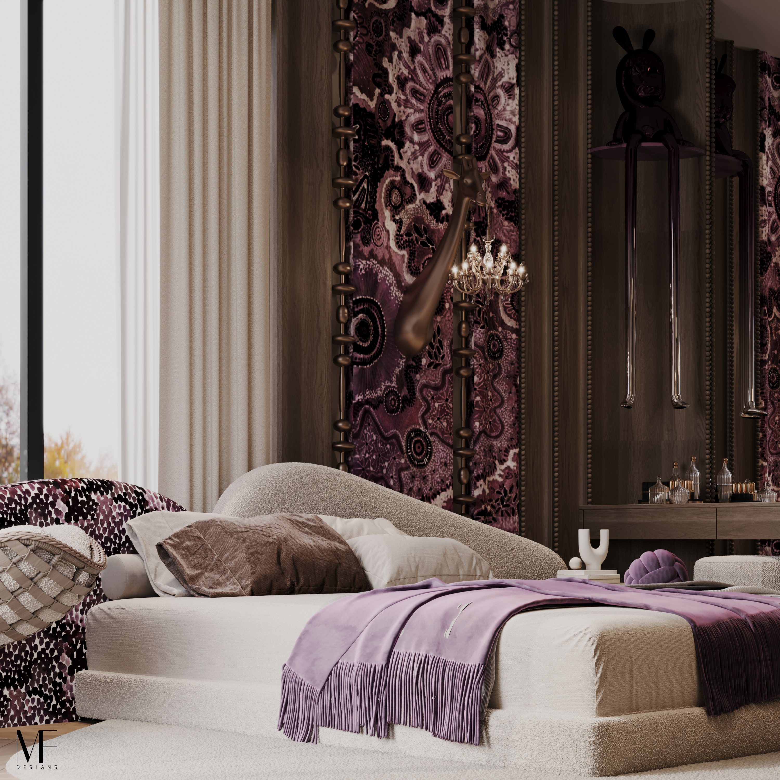 少女卧室丨沙特阿拉伯丨ME DESIGNS-7