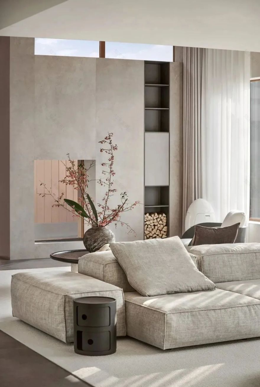 新作丨330㎡简奢大平层,浪漫自在不言中!-26