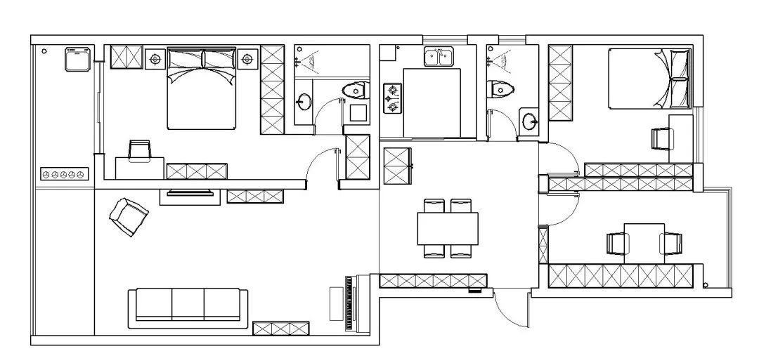 二胎家庭的 128㎡空间极致利用丨锦华装饰-6