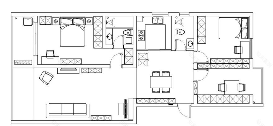 二胎家庭的 128㎡空间极致利用丨锦华装饰-6