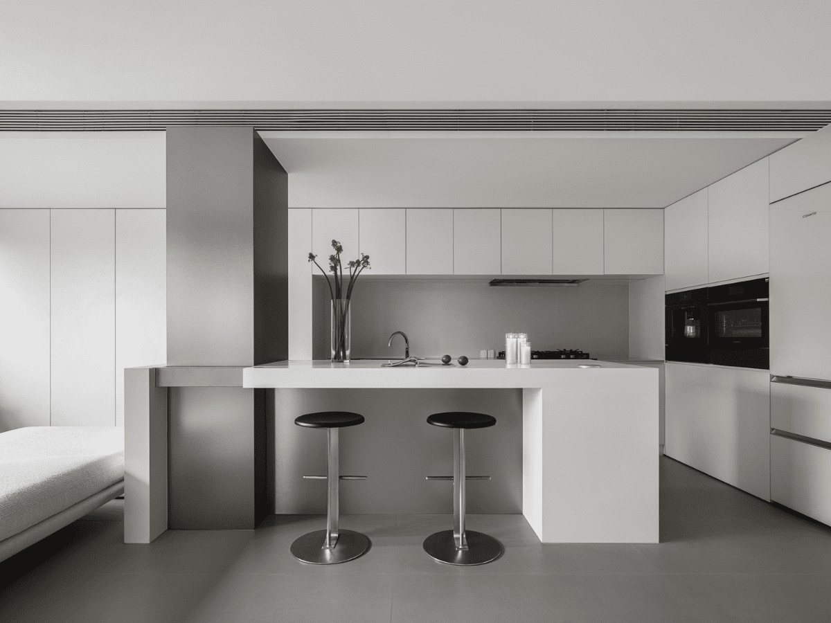 80㎡极简打破常规，重组客卫变出衣帽间，LDK一体布局开阔胜大平层-30