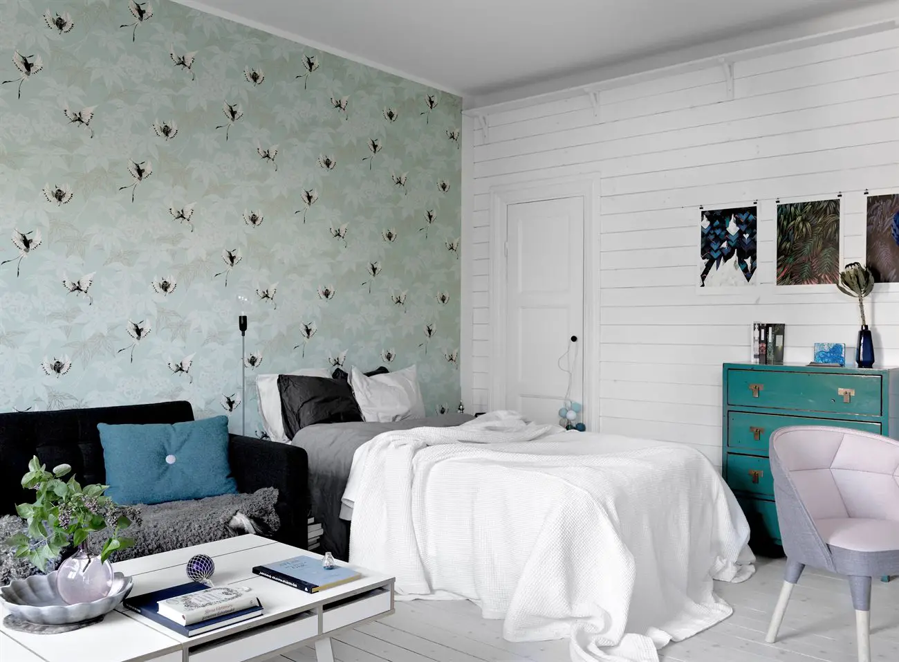 黑白魅力 | 20 年代典型建筑的舒适工作室-5