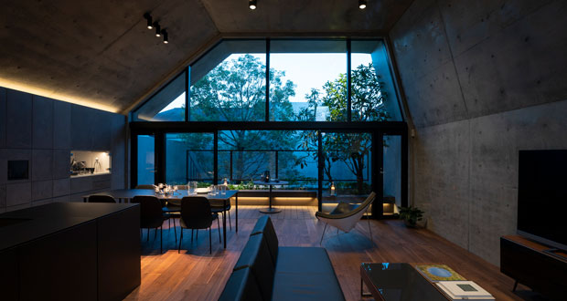 Concrete Shell House 混凝土壳住宅丨IKAWAYA Architects-2