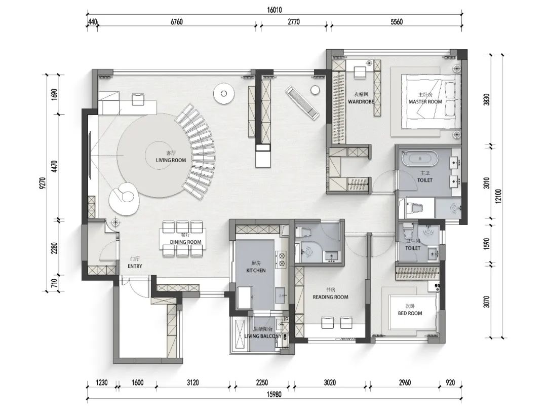 原木与极简,融合之境丨中国成都丨成都凡石空间设计-7
