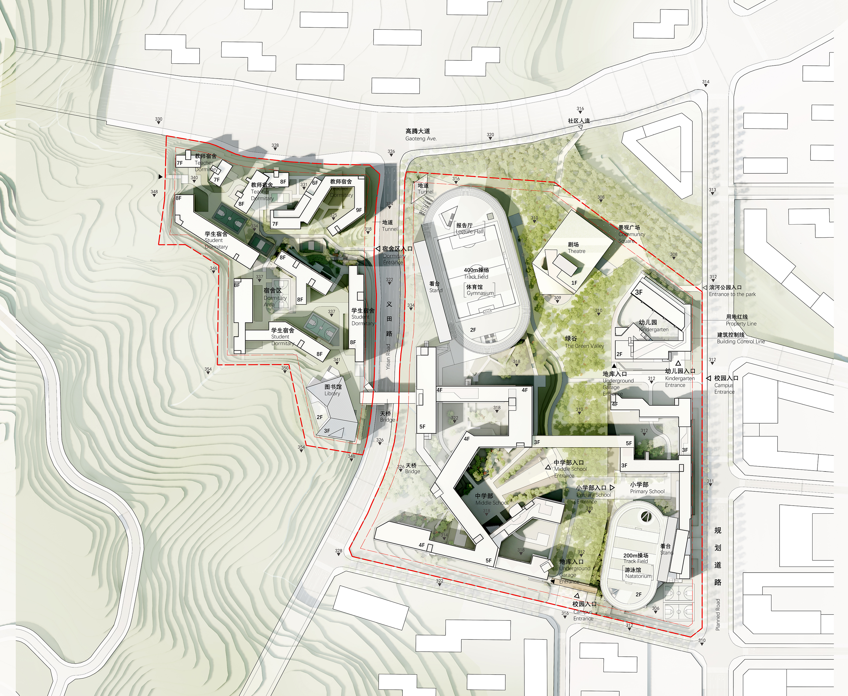 中标方案 | 绿谷长廊：西部（重庆）科学城含谷学校 / 博风建筑+重庆市设计院-43
