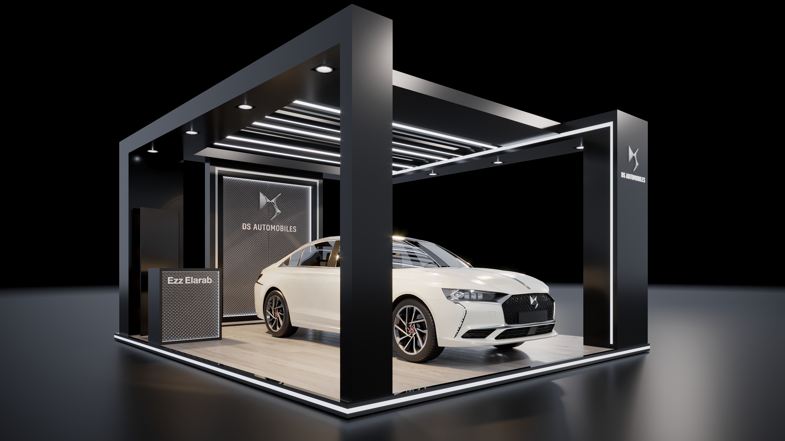 DS AUTOMOBILES BOOTH 3D 设计丨埃及丨Event House Egypt-3
