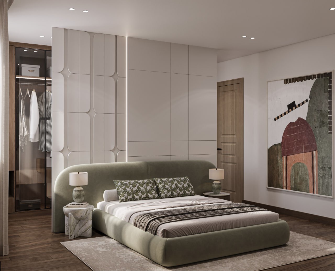 Master Bedroom : Al Mokattam Appartment-1