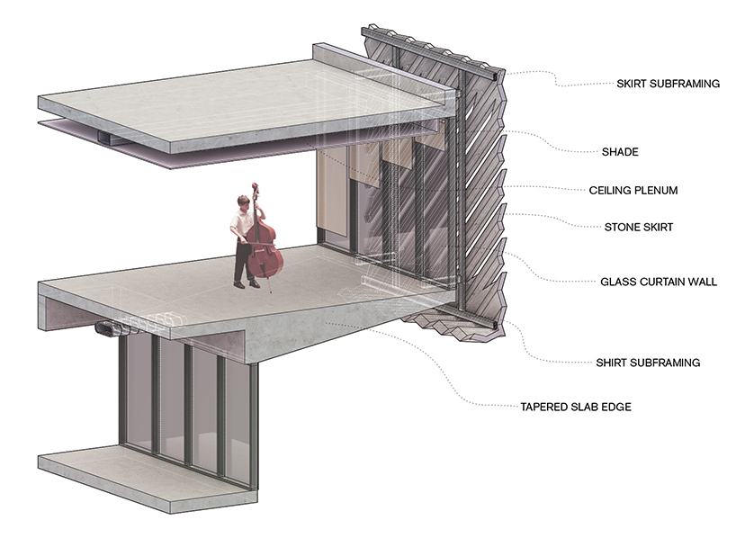 融入山坡地势的音乐学院-7