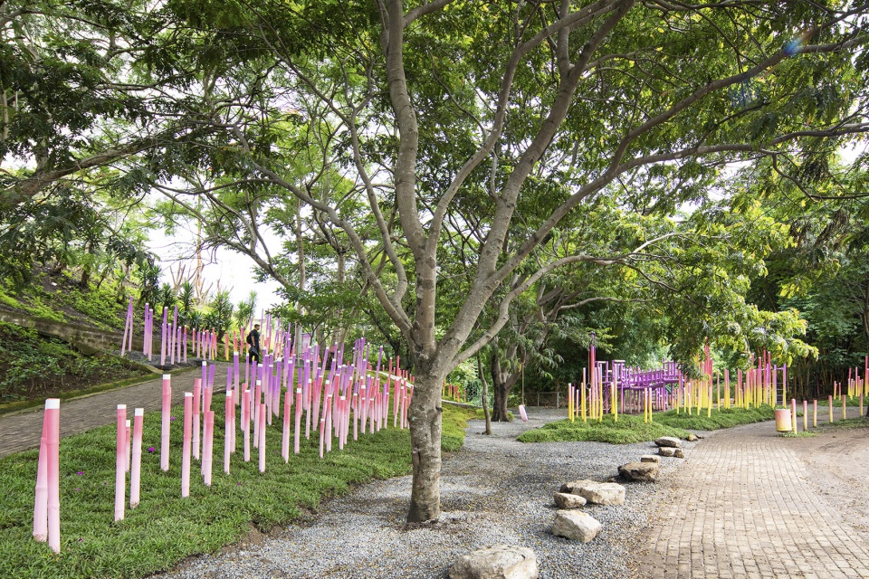 五色竹构点亮哥斯达黎加废弃公园-8