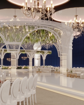 Classic wedding hall, qatar