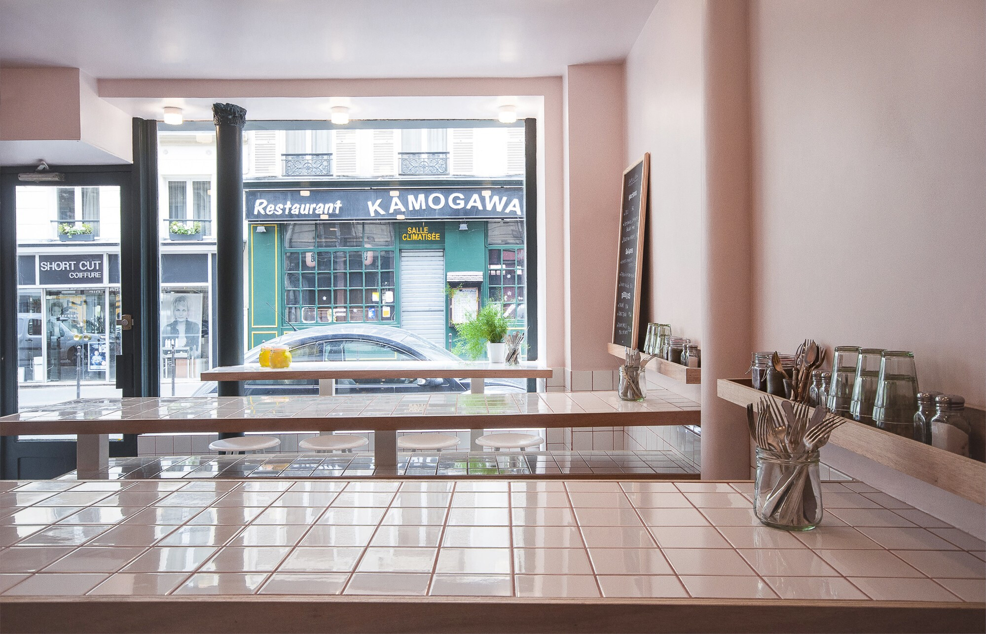 巴黎粉色地中海风情餐厅-11