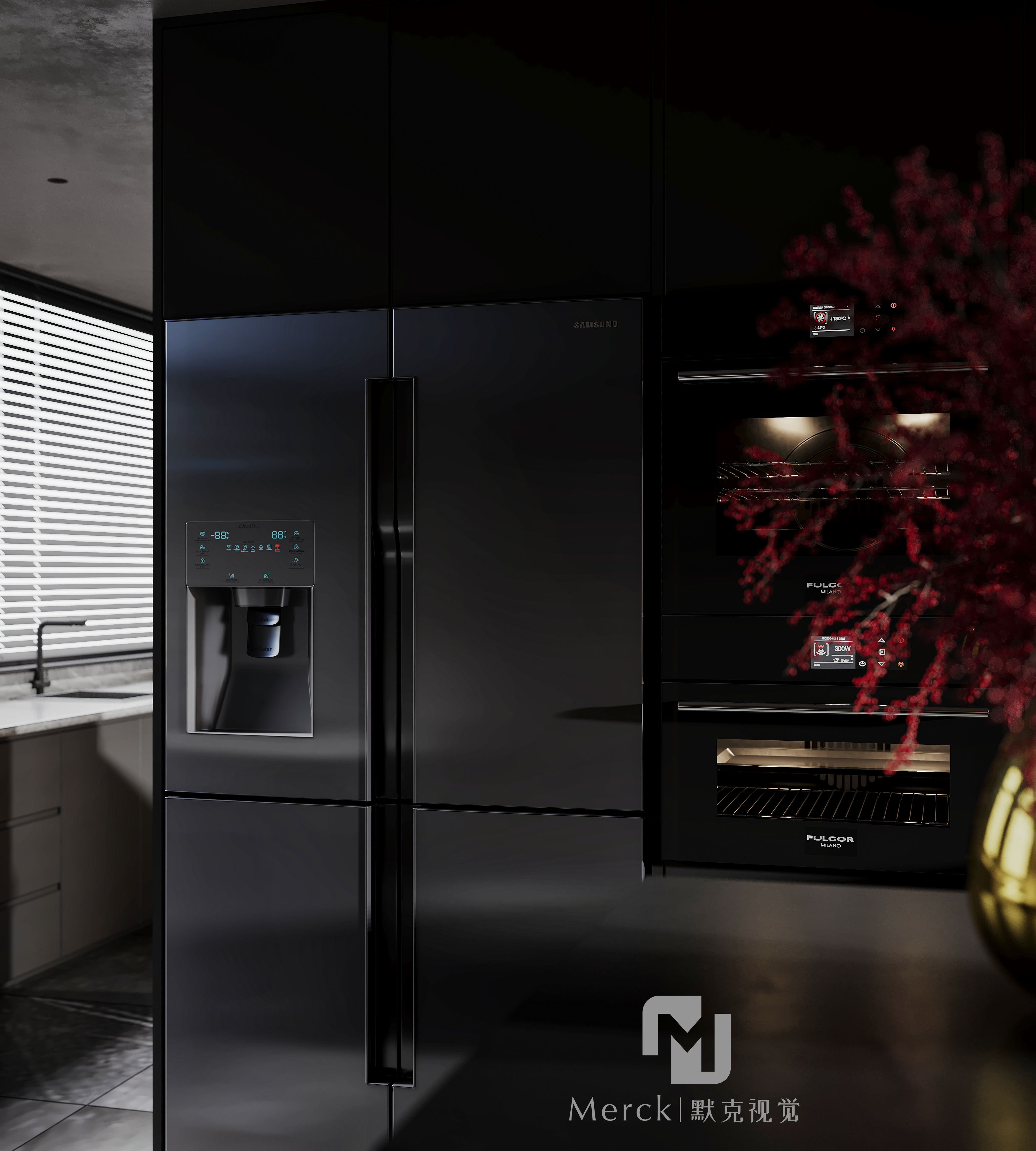 高冷暗黑系视觉设计丨中国南京丨Merck 默克视觉设计-12