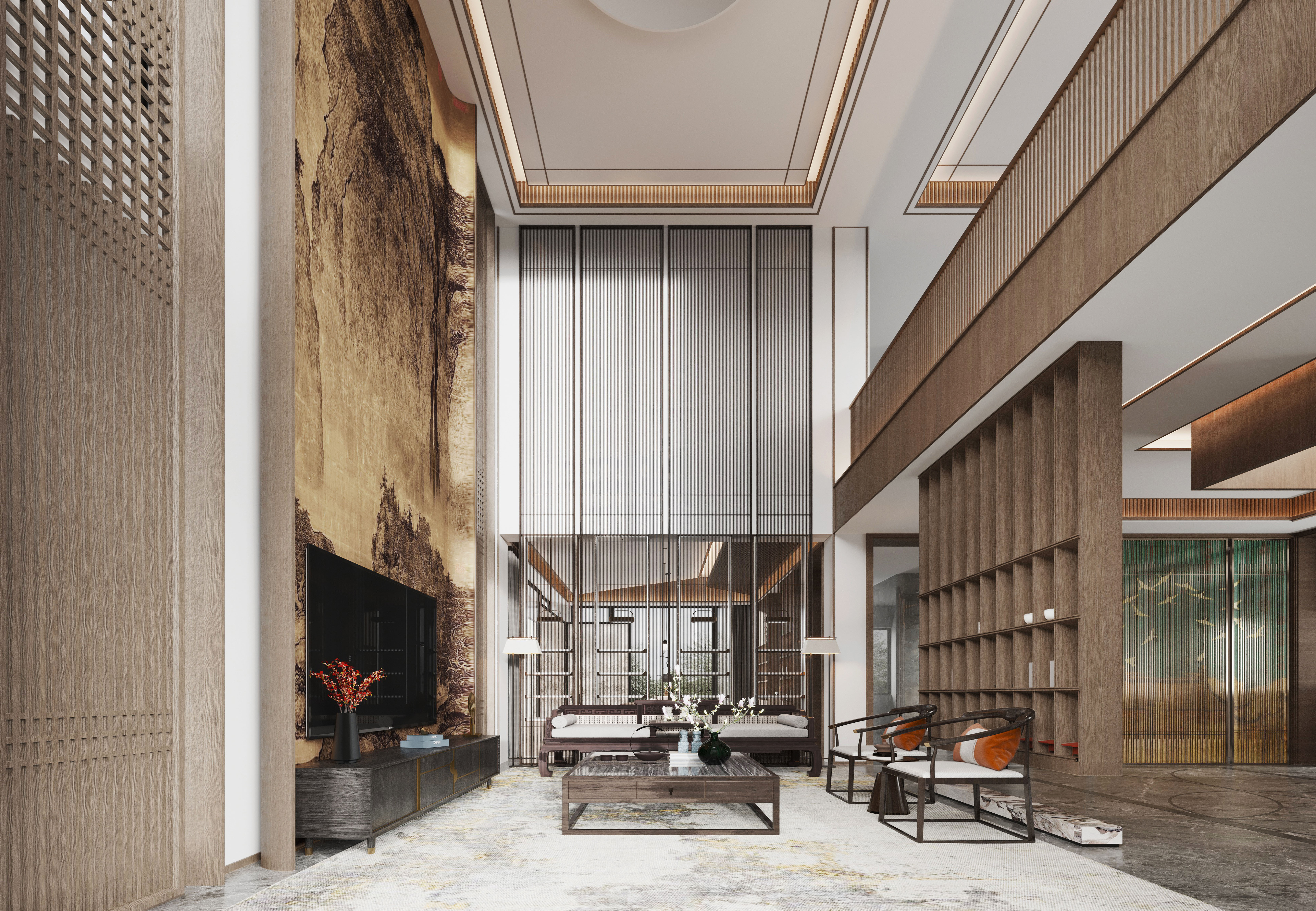 纵禾设计 | 福建莆田自建别墅800㎡ 中式别墅-6