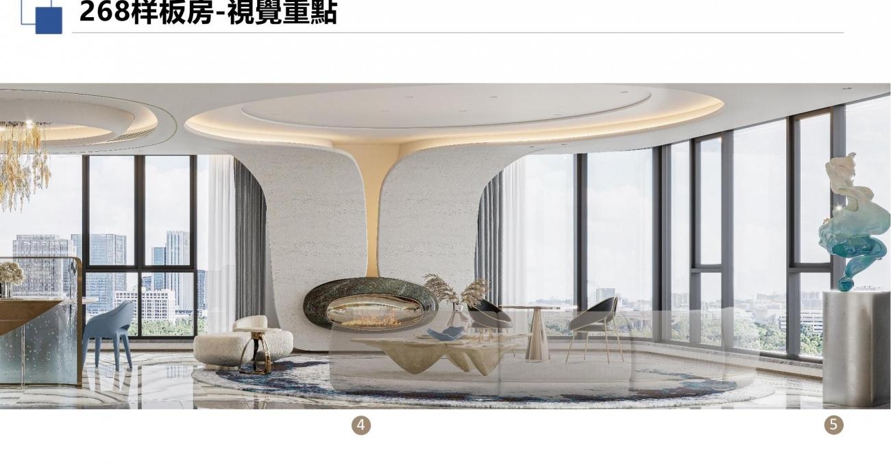 邱德光设计 | 莆田玉湖268㎡/139㎡样板房设计方案-11