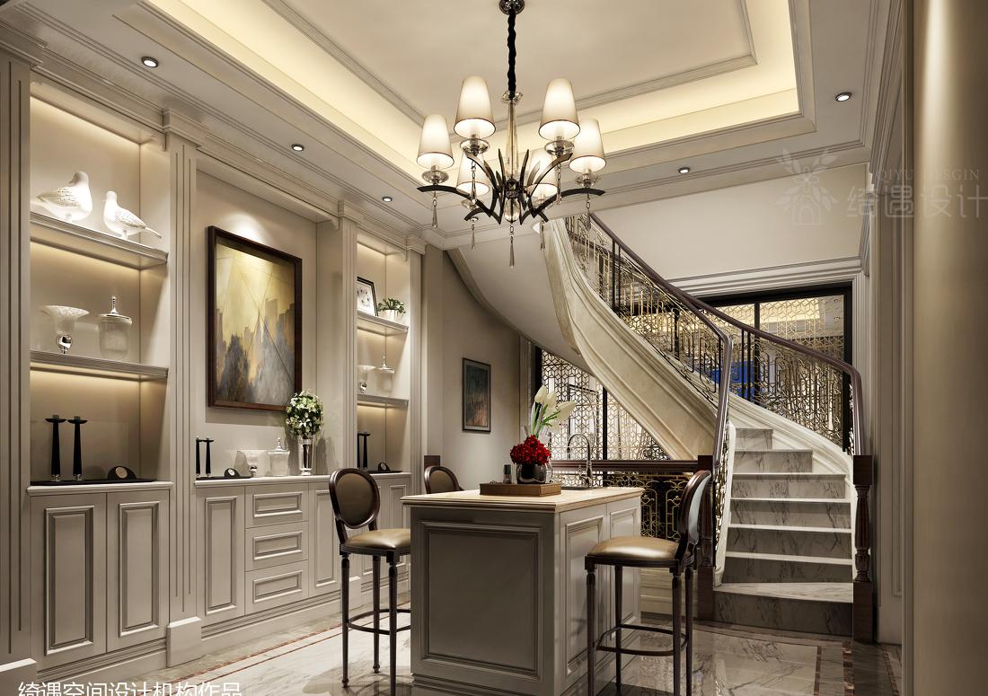 
现代美式别墅——绮遇设计机构 -2